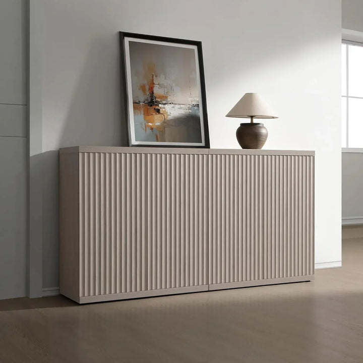 Stria Black Buffet Cabinet