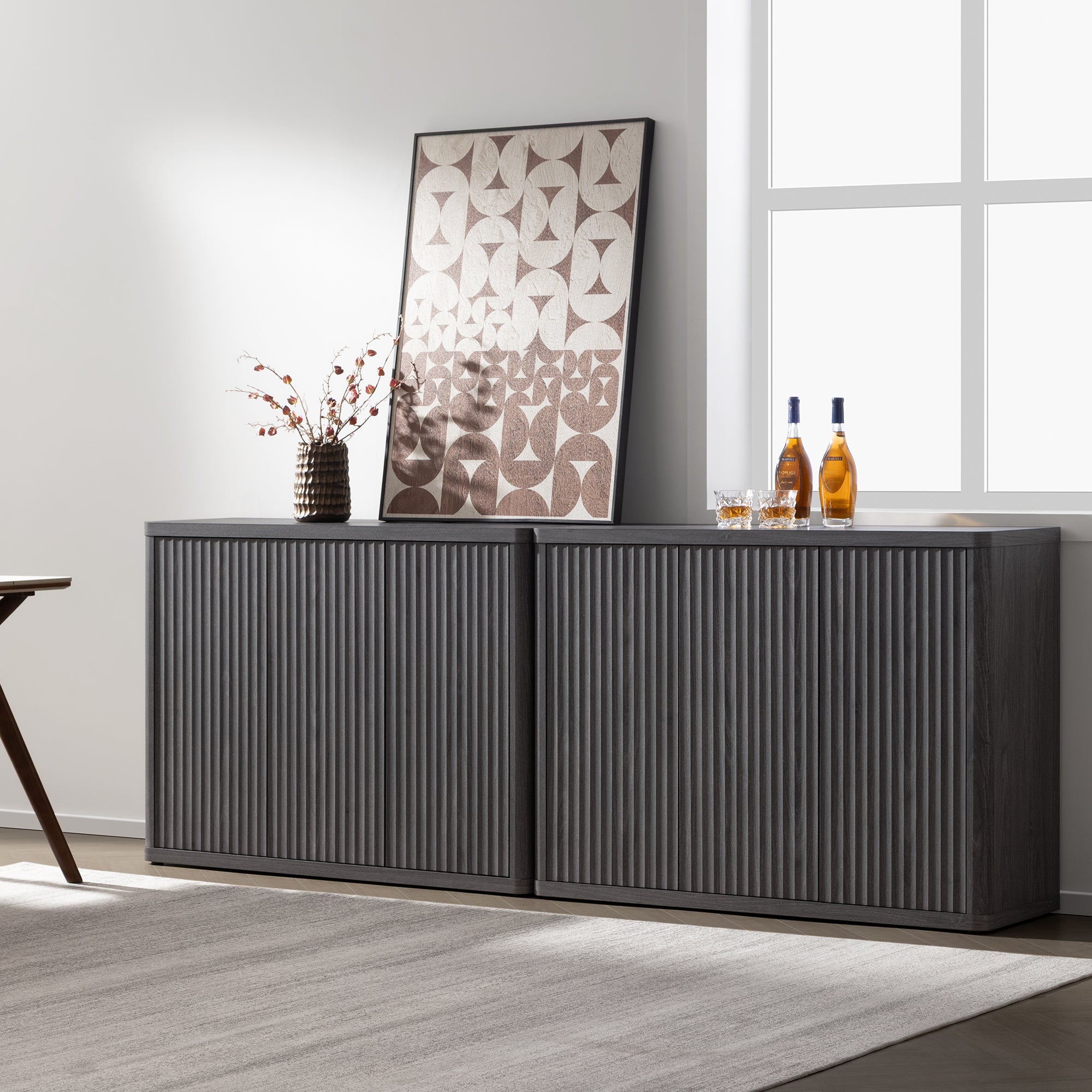 Cas Sideboard Cabinet, 3 Doors Storage