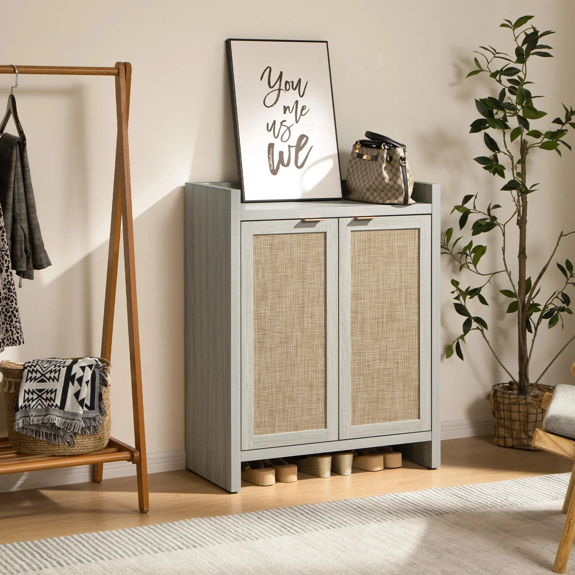 Savanna Shoe Cabinet, 2 Doors