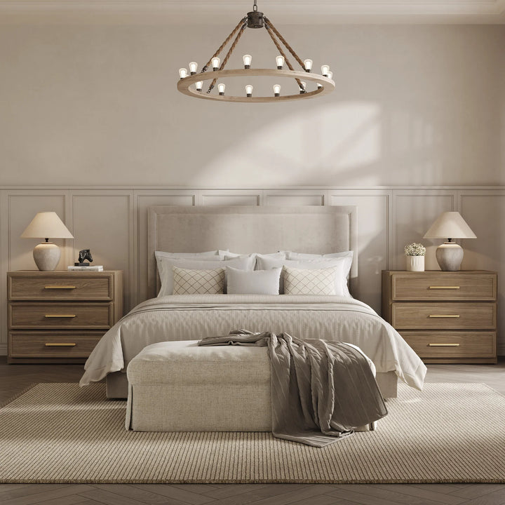 Crescent Modular 9 Drawers Dresser and Nightstands Set