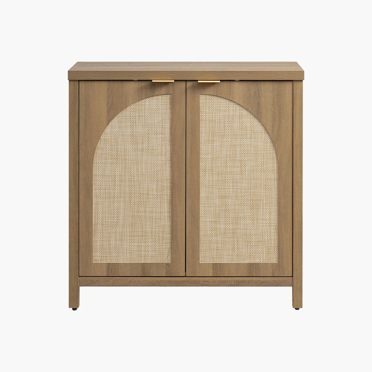 Savanna Cabinet with Arched Doors - 1 Piece - Reclaimed Caramel Oak