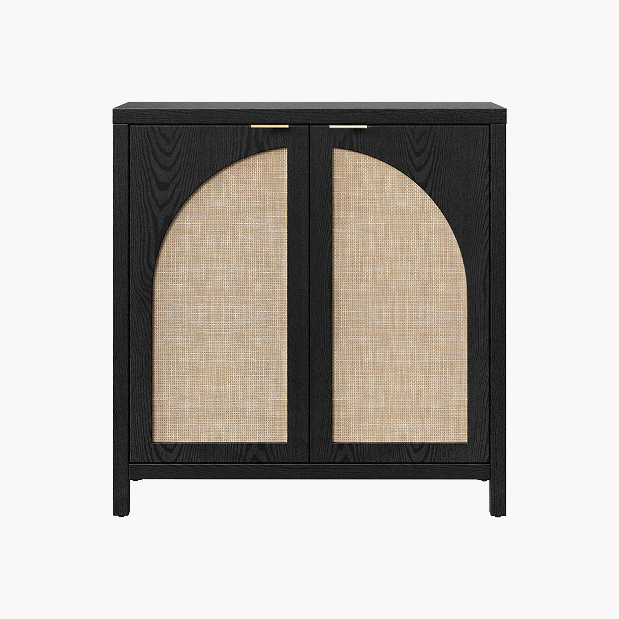 Savanna Rattan TV Stand with Arched Doors up to 100Inch TV