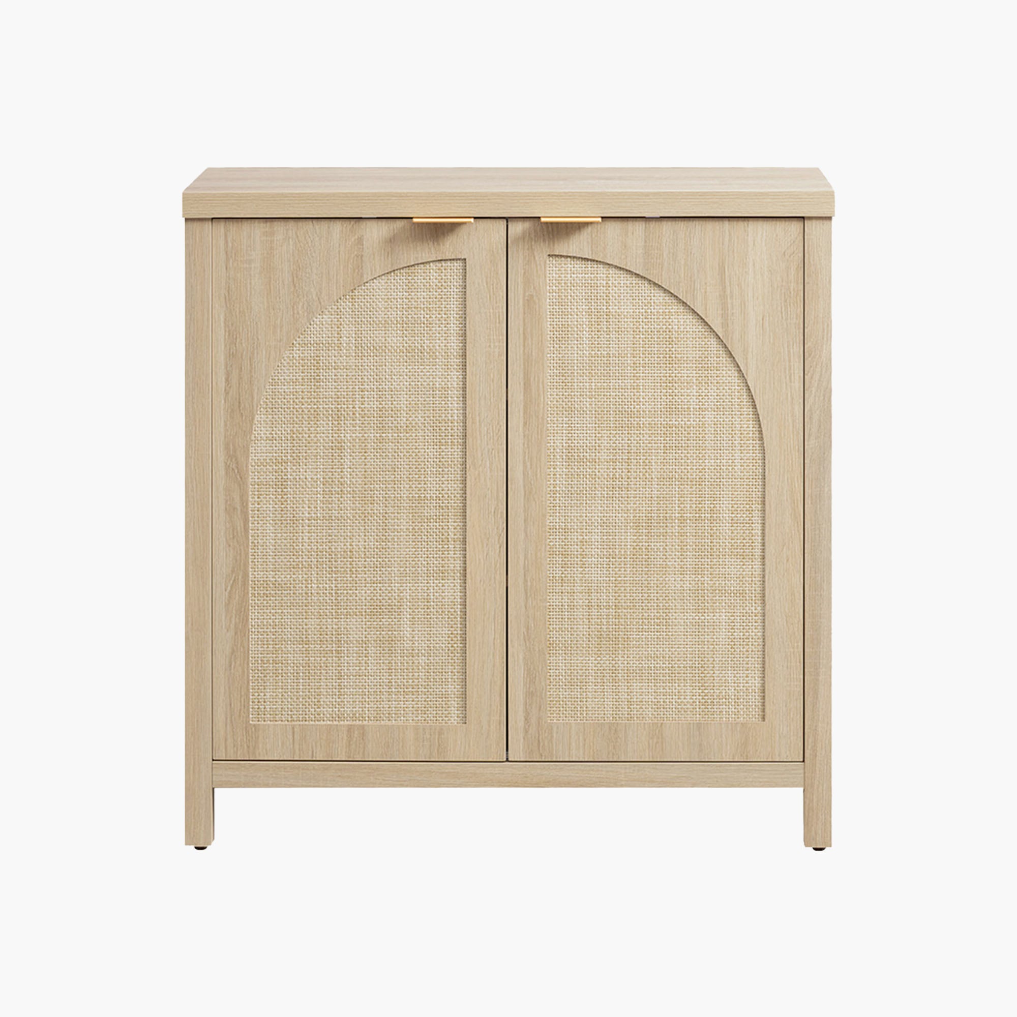 Savanna Rattan TV Stand with Arched Doors up to 100Inch TV