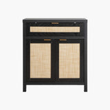 Savanna Black Buffet Cabinet with Drawers