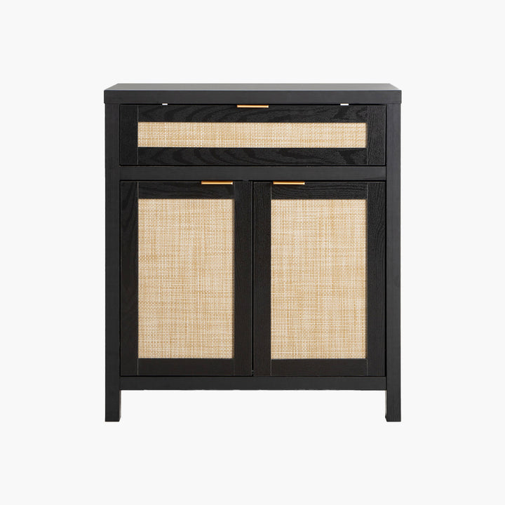 SICOTAS Rattan TV Stand for TVs up to 95-WM