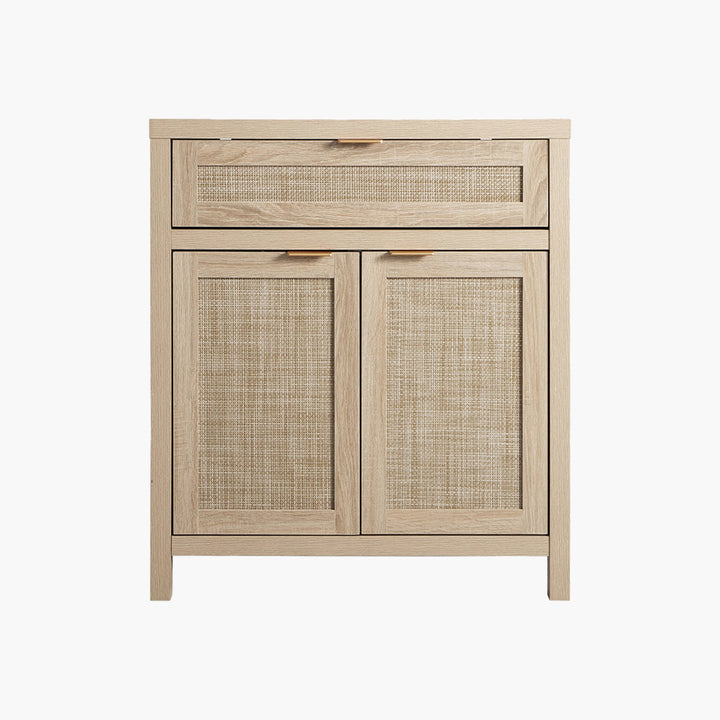 Savanna Black Storage Buffet Cabinet with Drawers