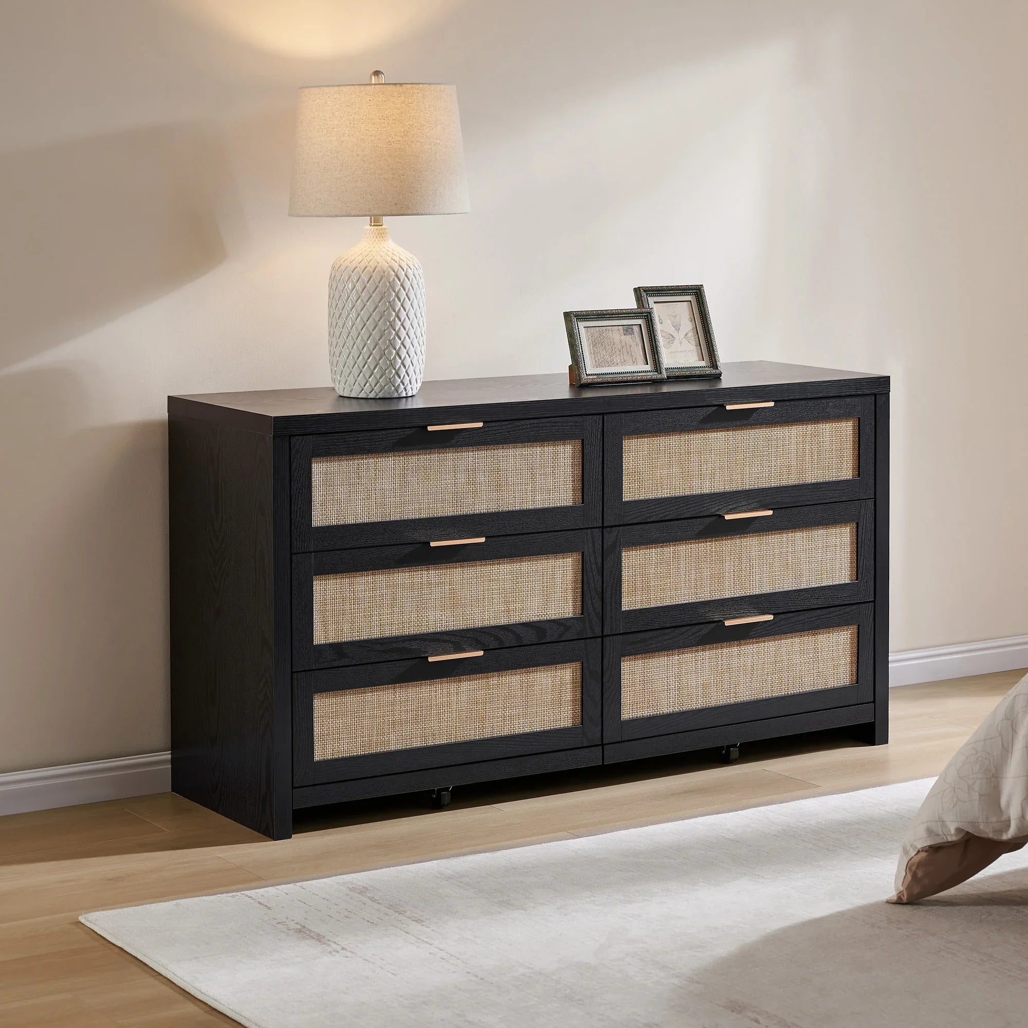 Savanna 6 Drawer Dresser, 56.85 Inch Wide