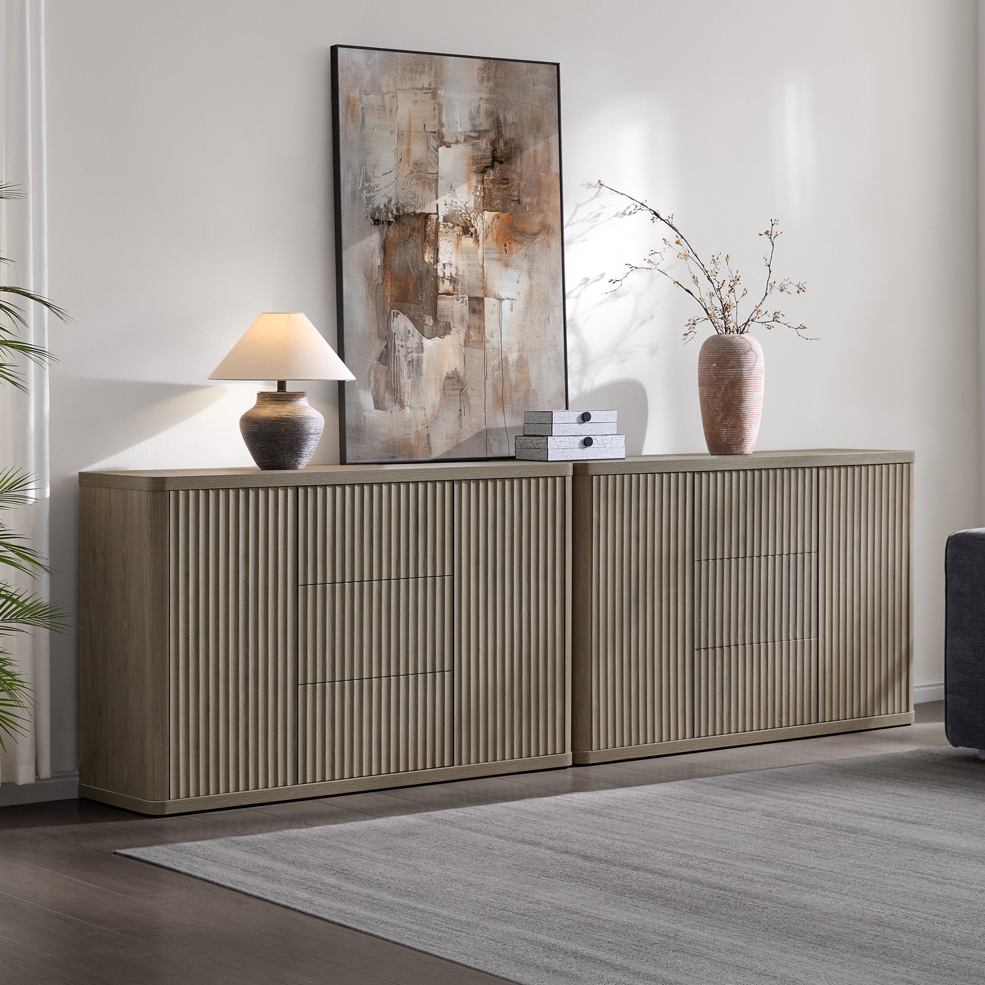 Cas Sideboard With 2 Doors And 3 Drawers