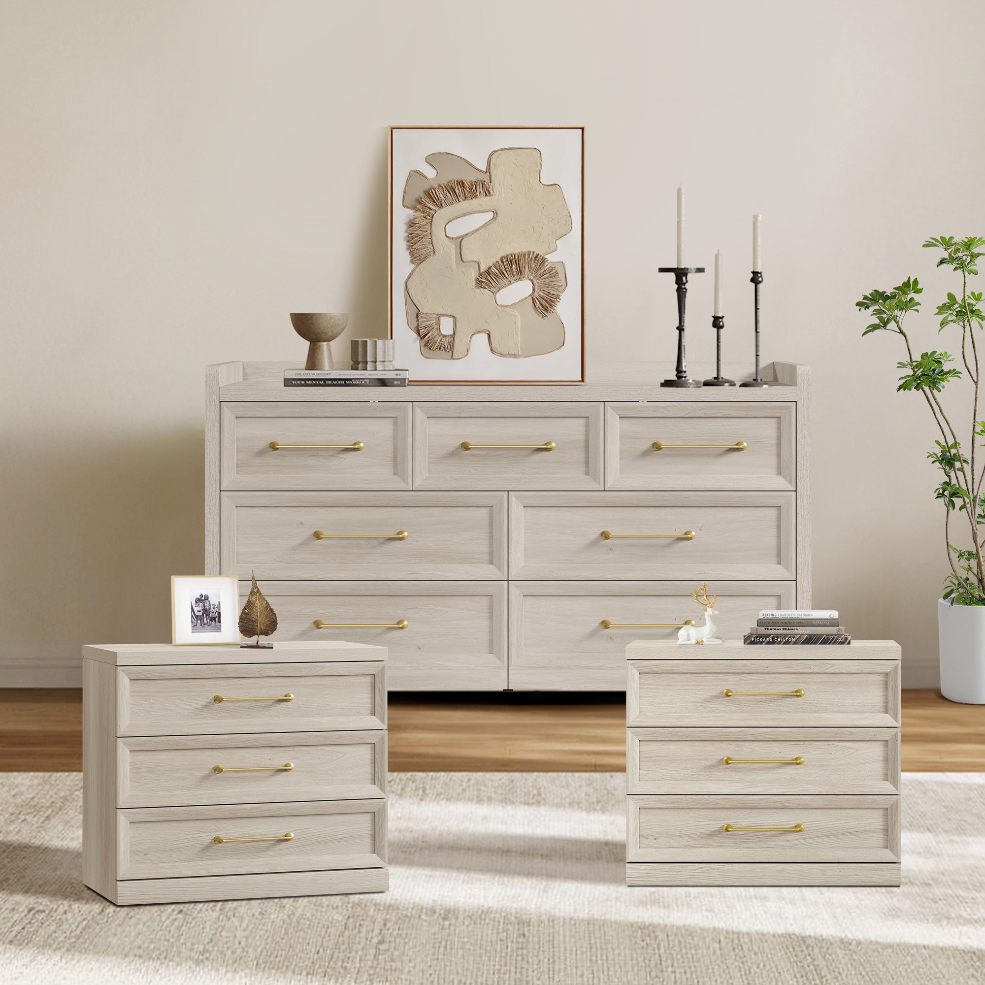 Helio Large Storage Bedroom Sets, Modern Design