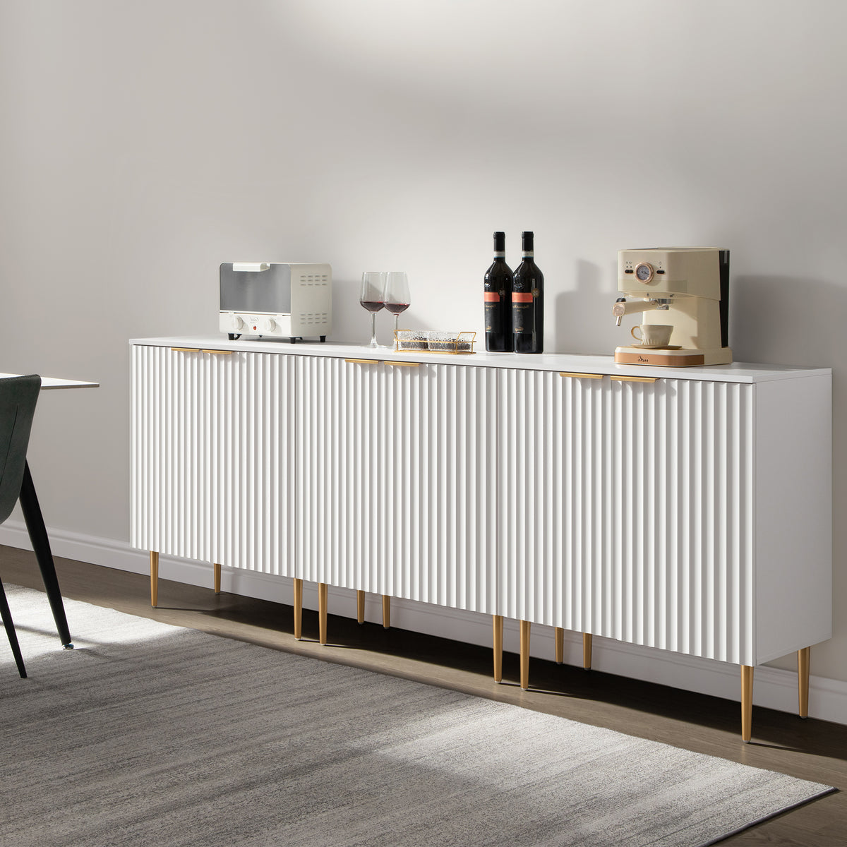 Opus Buffet Cabinet with Storage, Set of 3