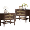 Andy Nightstand Set With 2 Doors