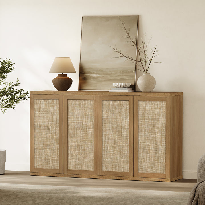 Zura Rattan Sideboard, 2 Doors