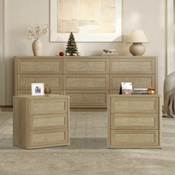 Zura 9 Drawers Dresser Sets