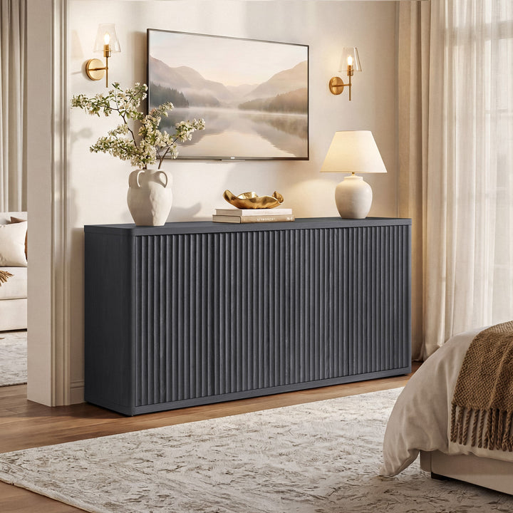 Cas 61'' Wide TV Stand with 4 Doors