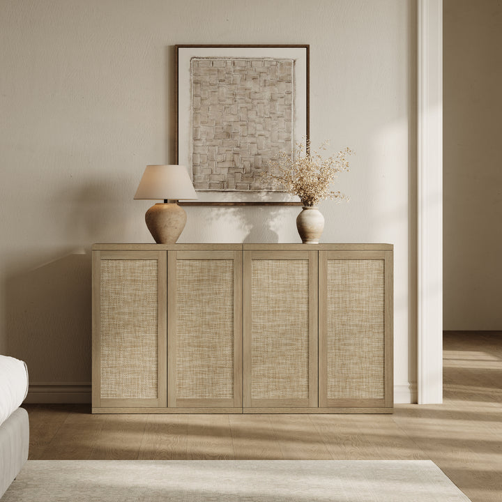 Zura Rattan Sideboard, 2 Doors