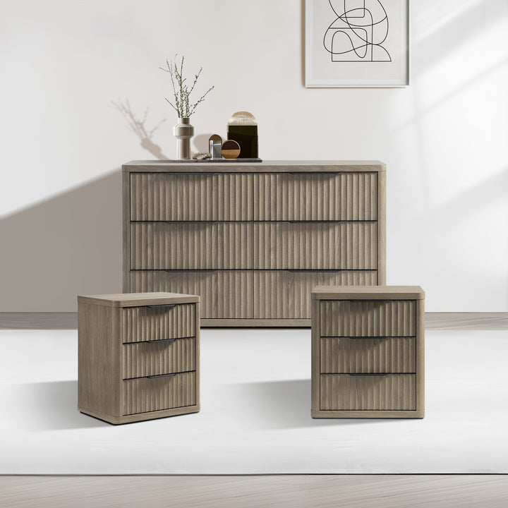 Cas Dresser Set, Black Handle