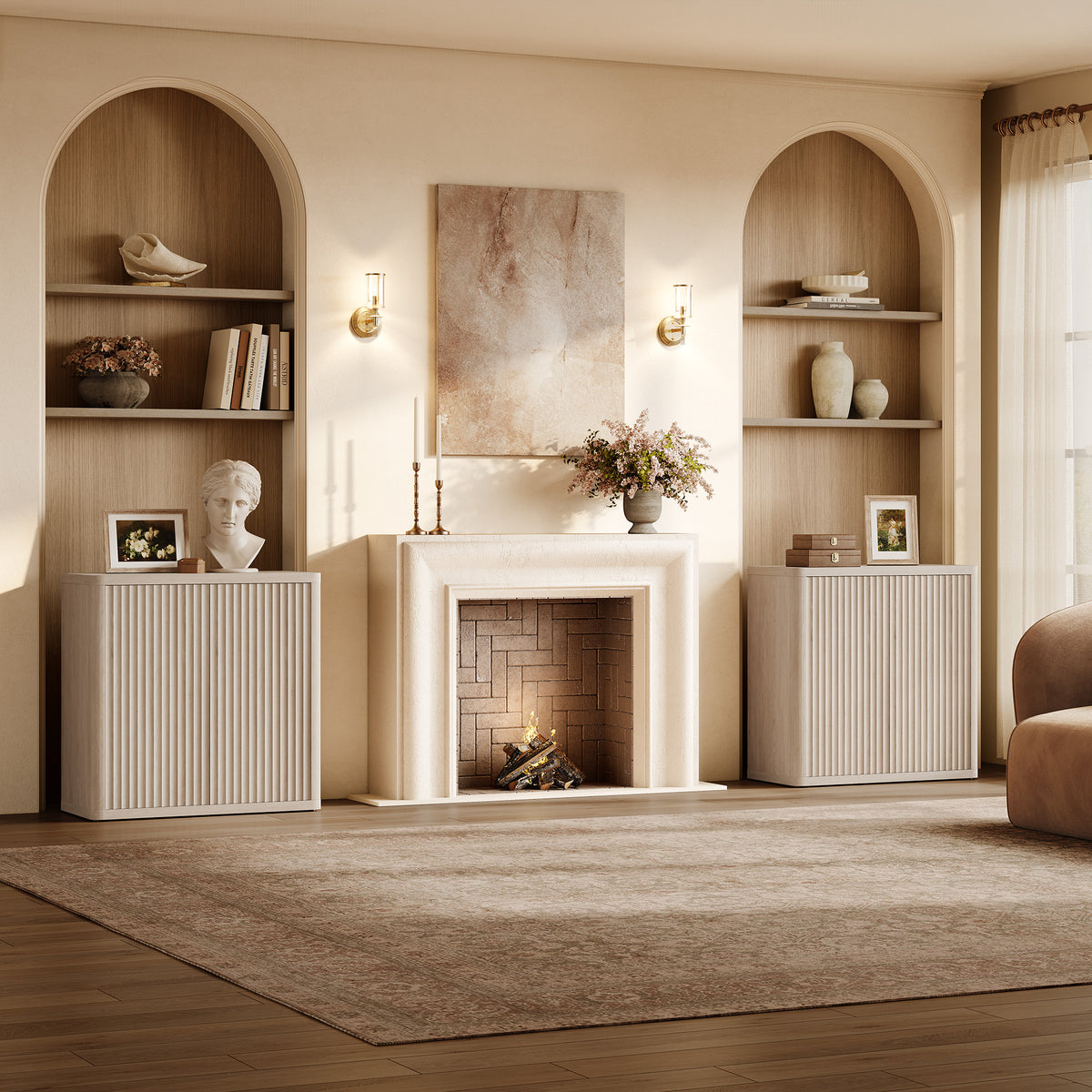 Cas TV Console with 2 Doors