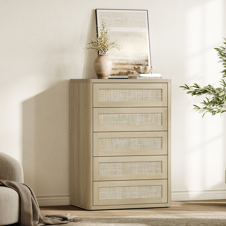 Zura Modern Dresser with 5 Drawers