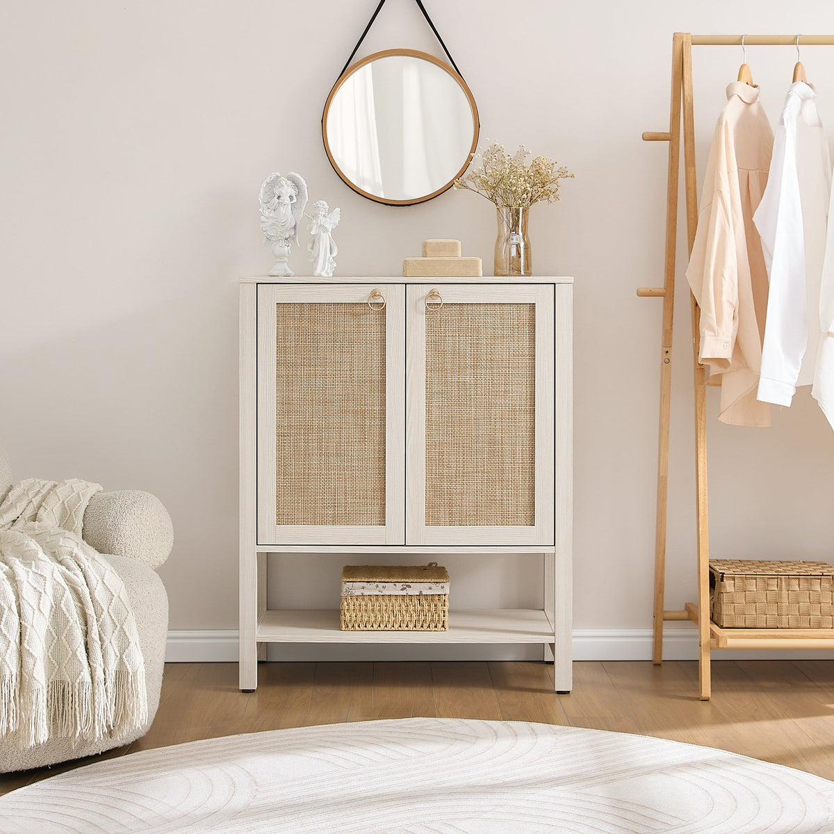 Terra Shoe Cabinet Entryway, Set of 2