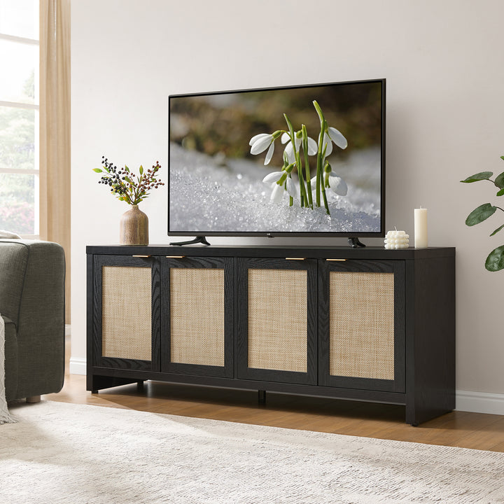 Savanna TV Storage Cabinet with 4 Doors, up to 65Inch