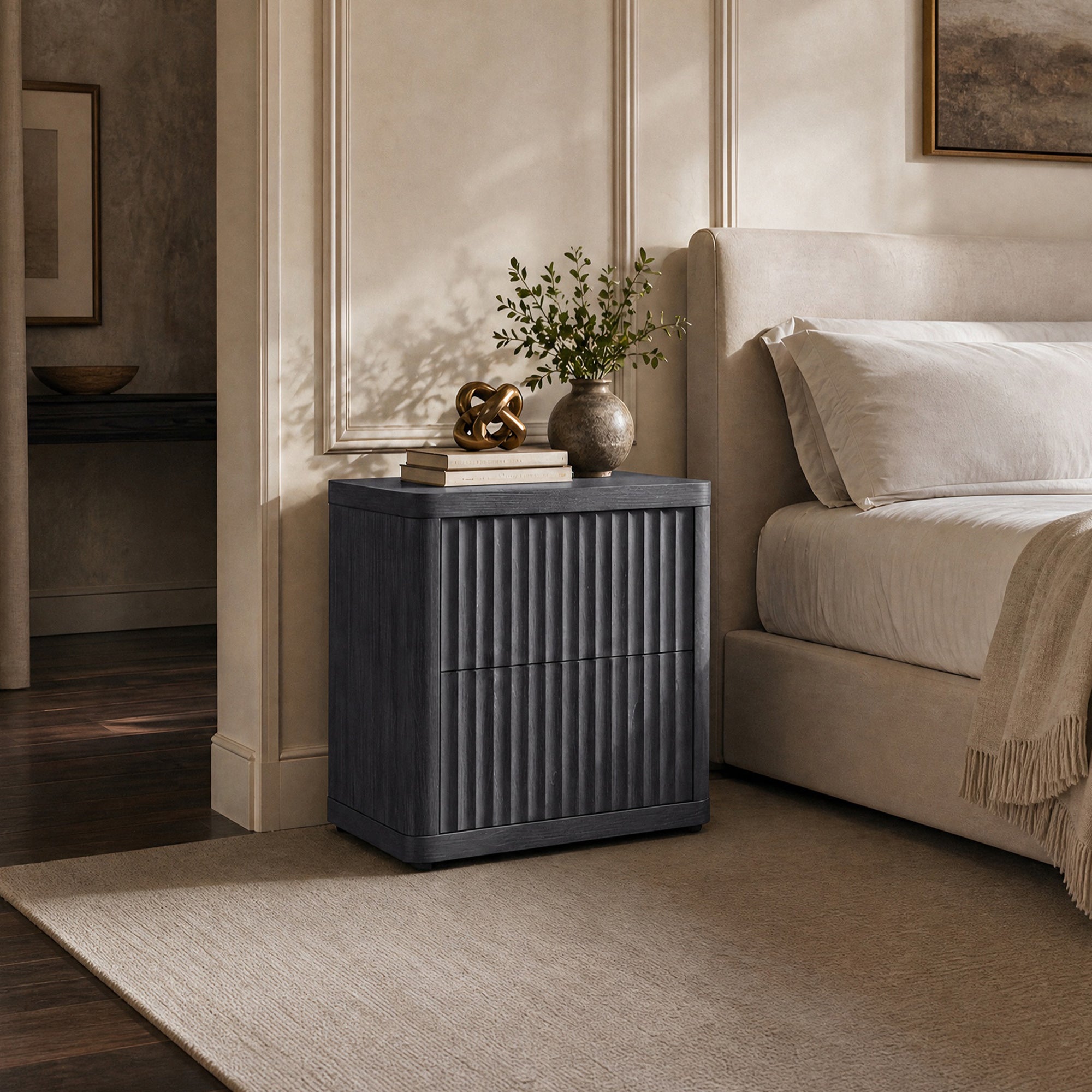Cas Night Table with 2-Drawer