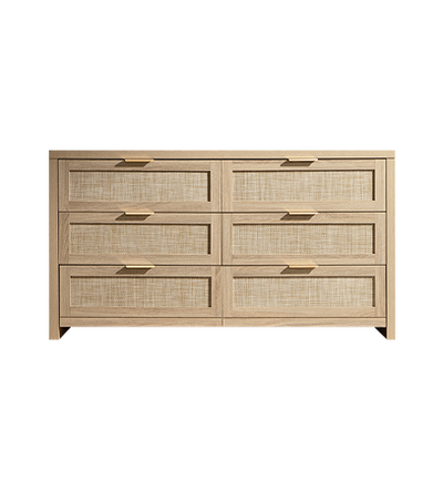 Savanna 6 Drawer Dresser, 56.85 Inch Wide