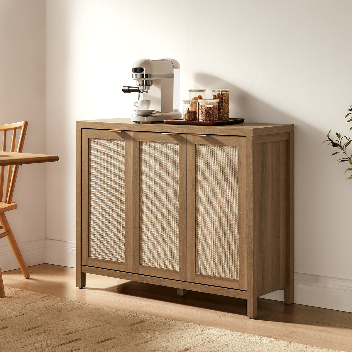 Savanna 43.5-Inch Wide Buffet Cabinet with Storage, Set of 2