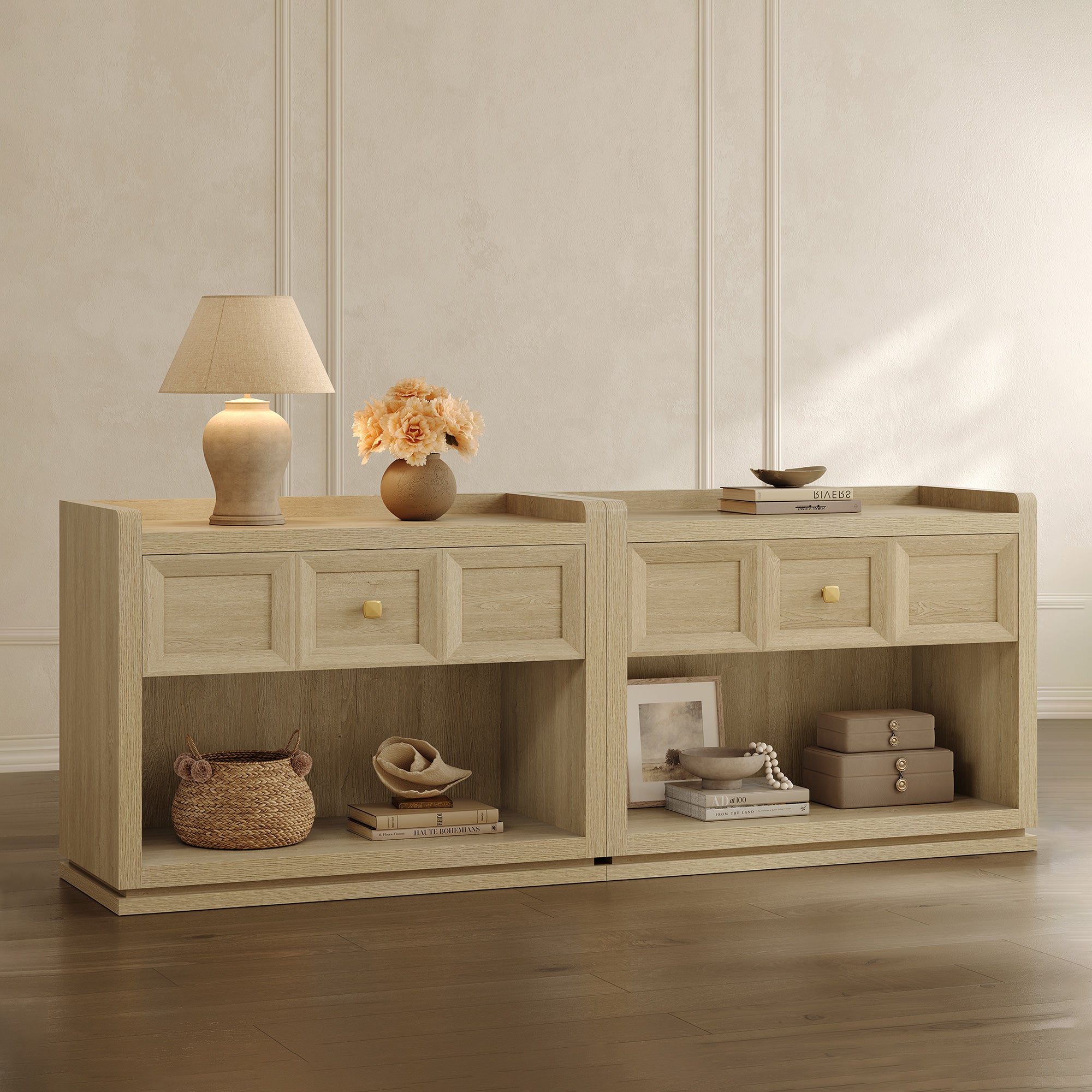 Helio End Table, 31 Inch Wide