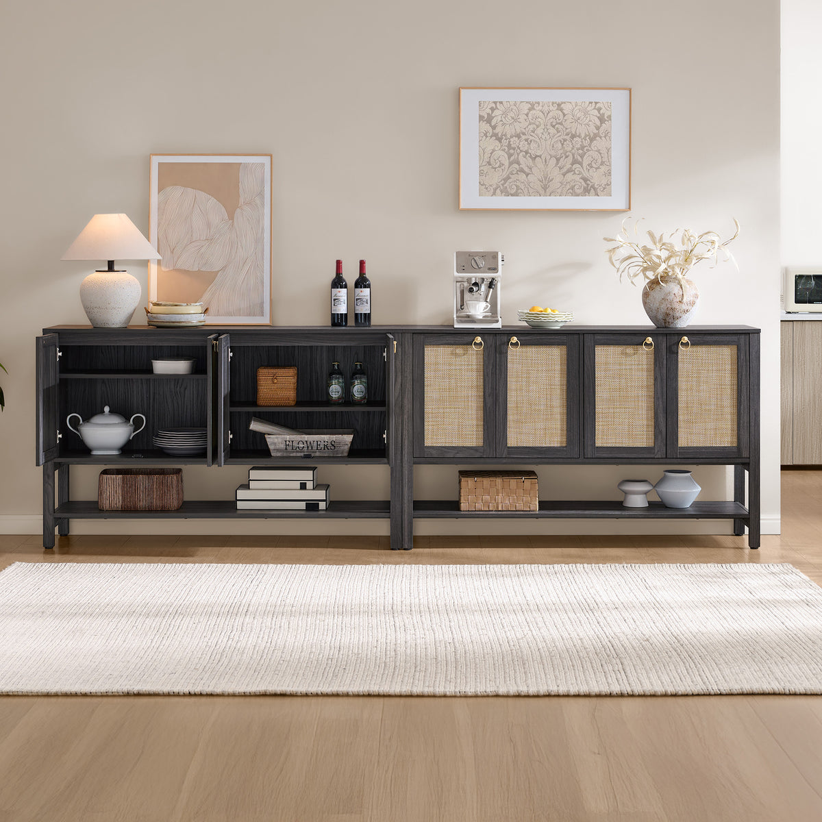 Terra Sideboard Cabinet, Set of 2