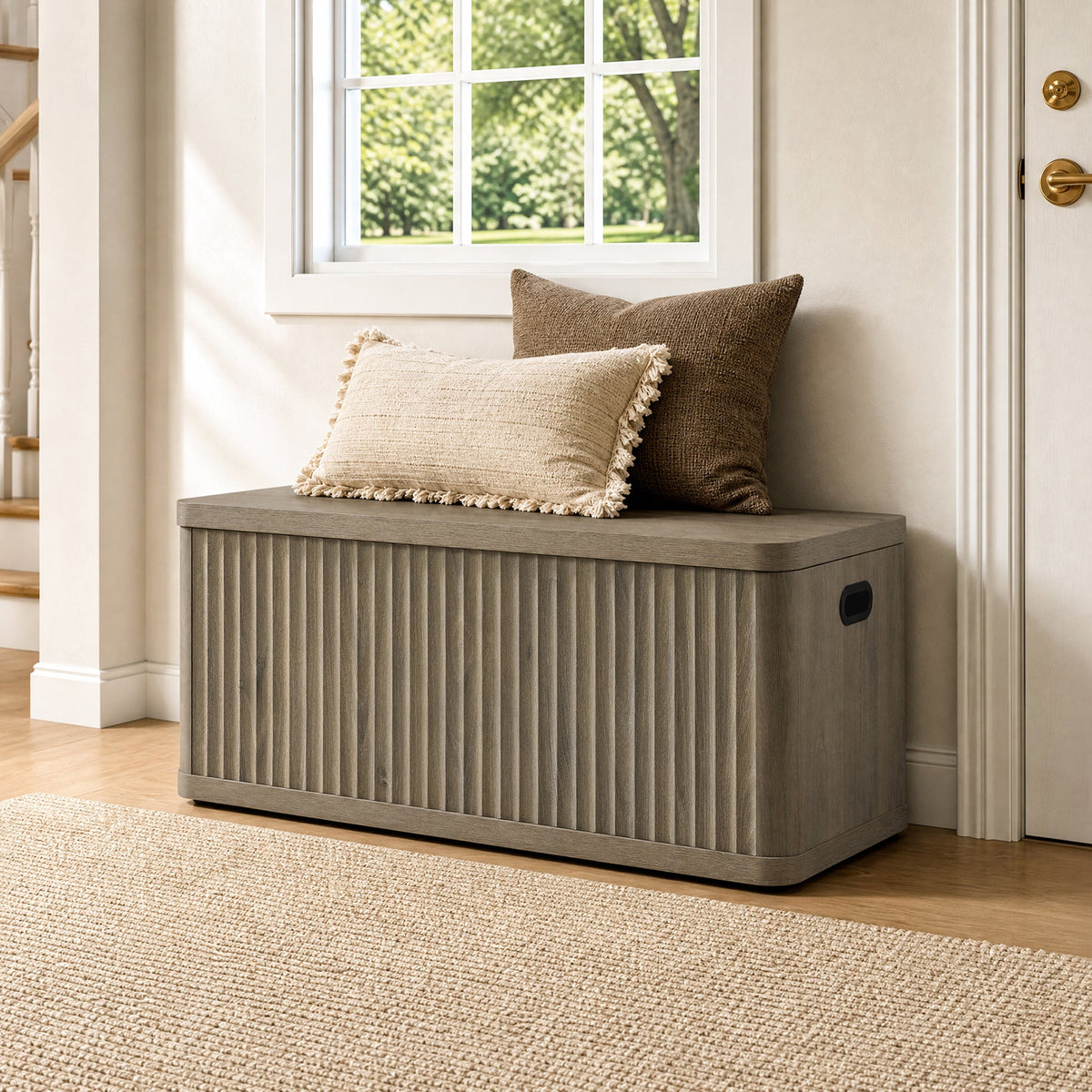 Cas Bench Seat with Storage, Set of 2