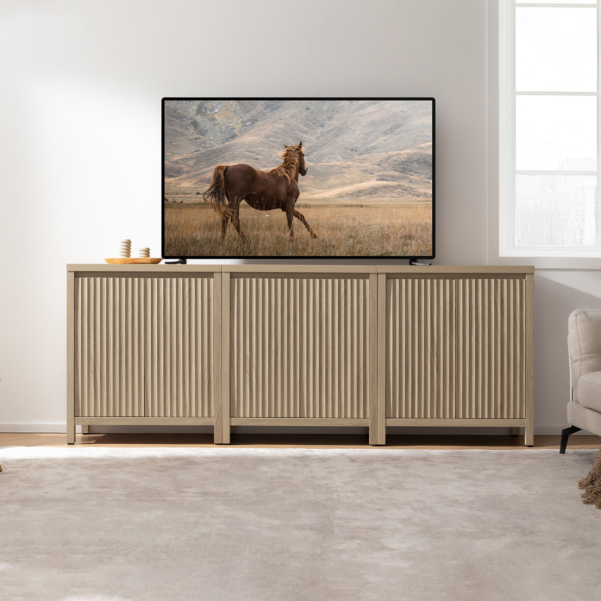 Prelude Modern TV Console for TVs Up to 95 Inches