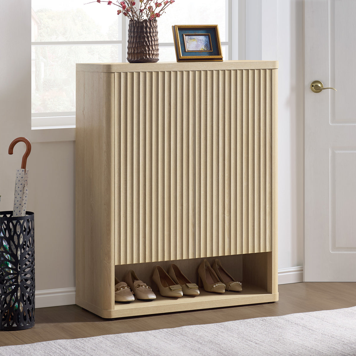Cas Entryway Shoe Cabinet with Storage