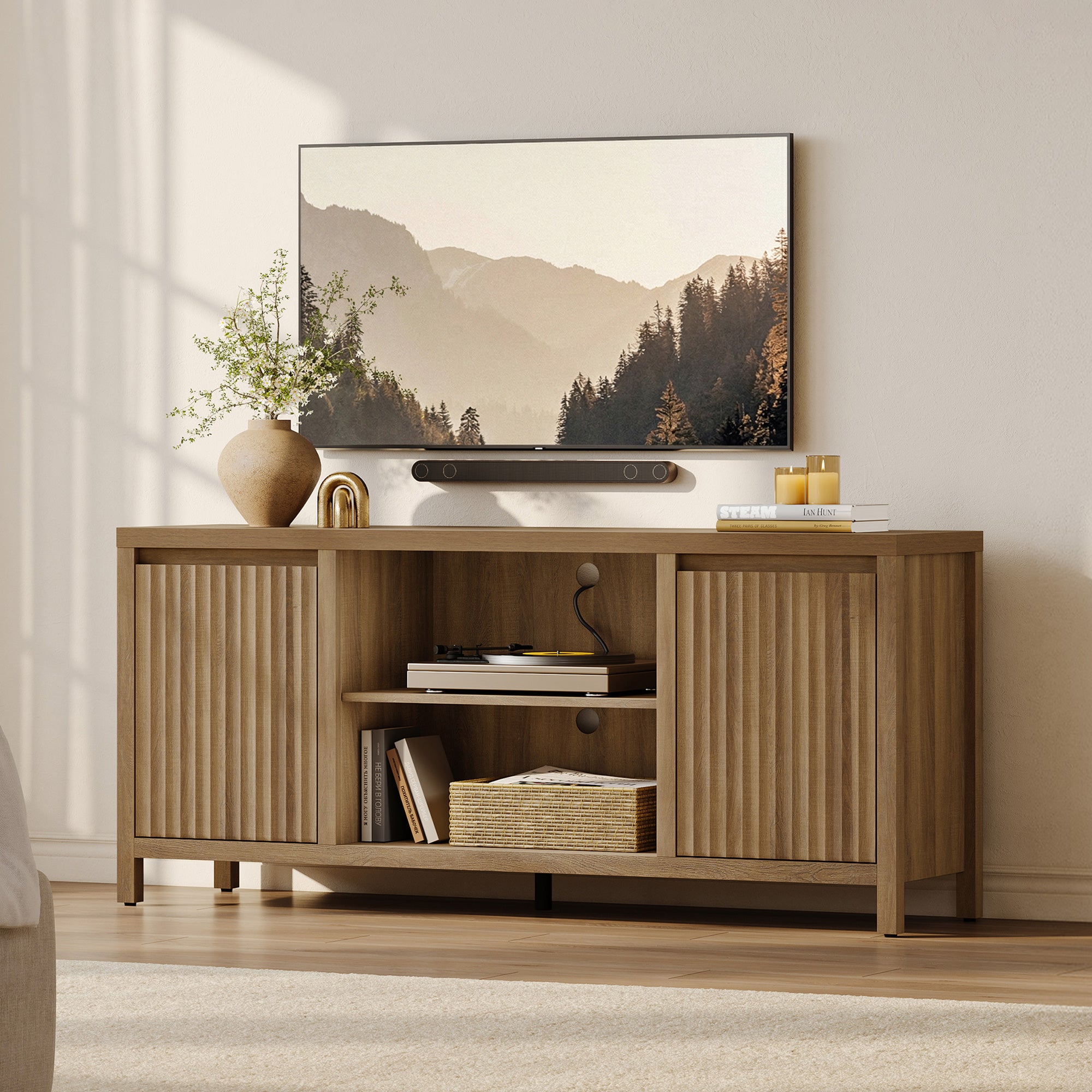 Prelude Modern TV Console, Living Room Storage