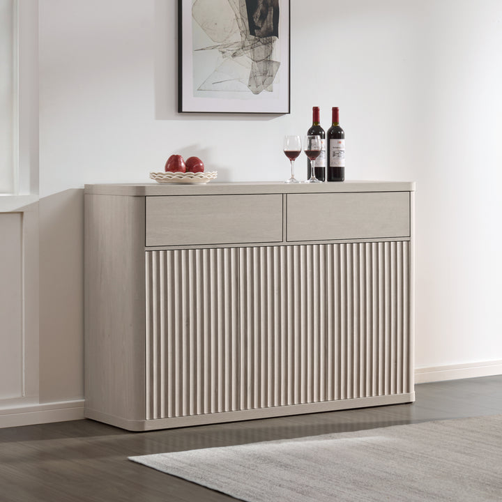 Cas Sideboard Cabinet, Fluted Style