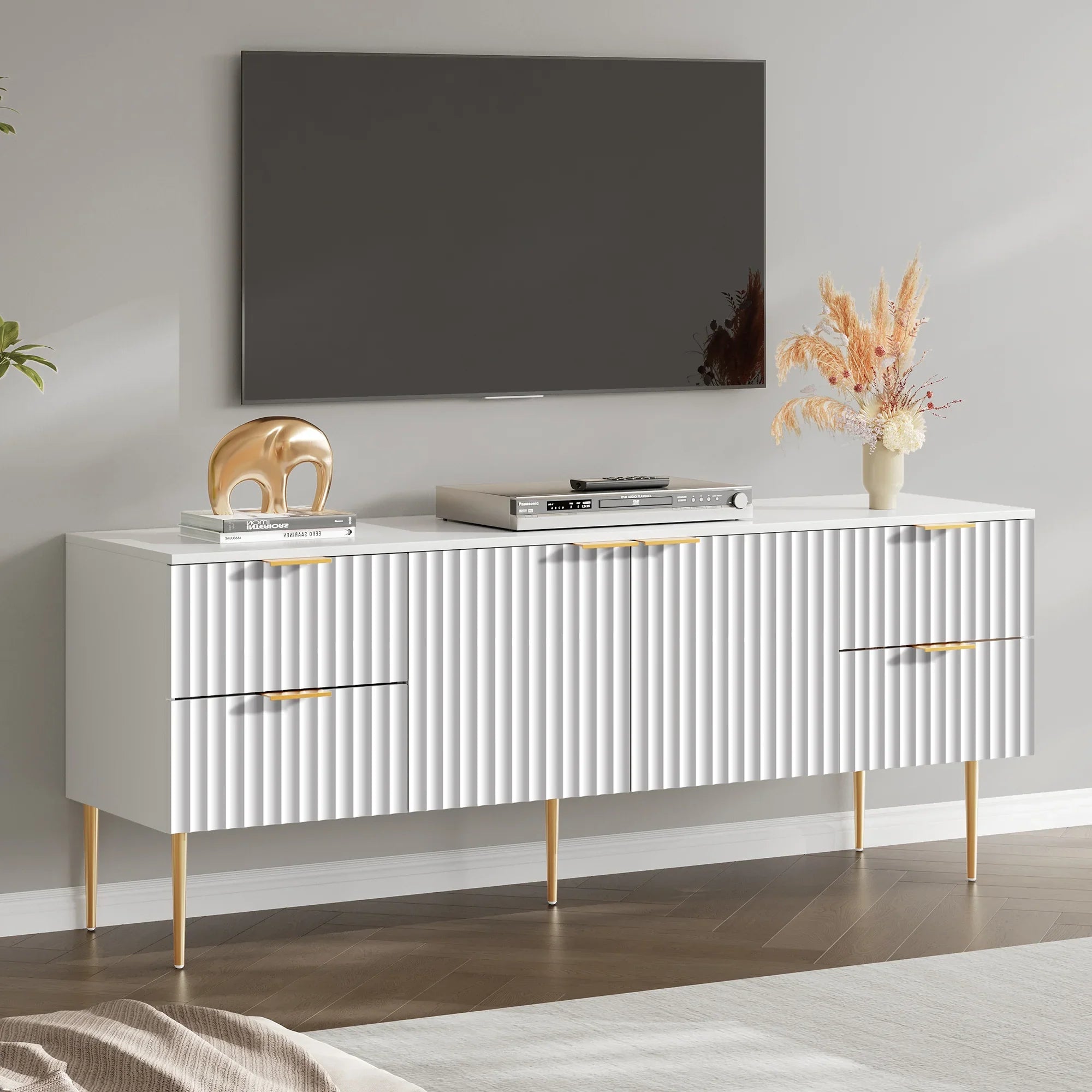 Opus TV Stand, Large Capacity Unit