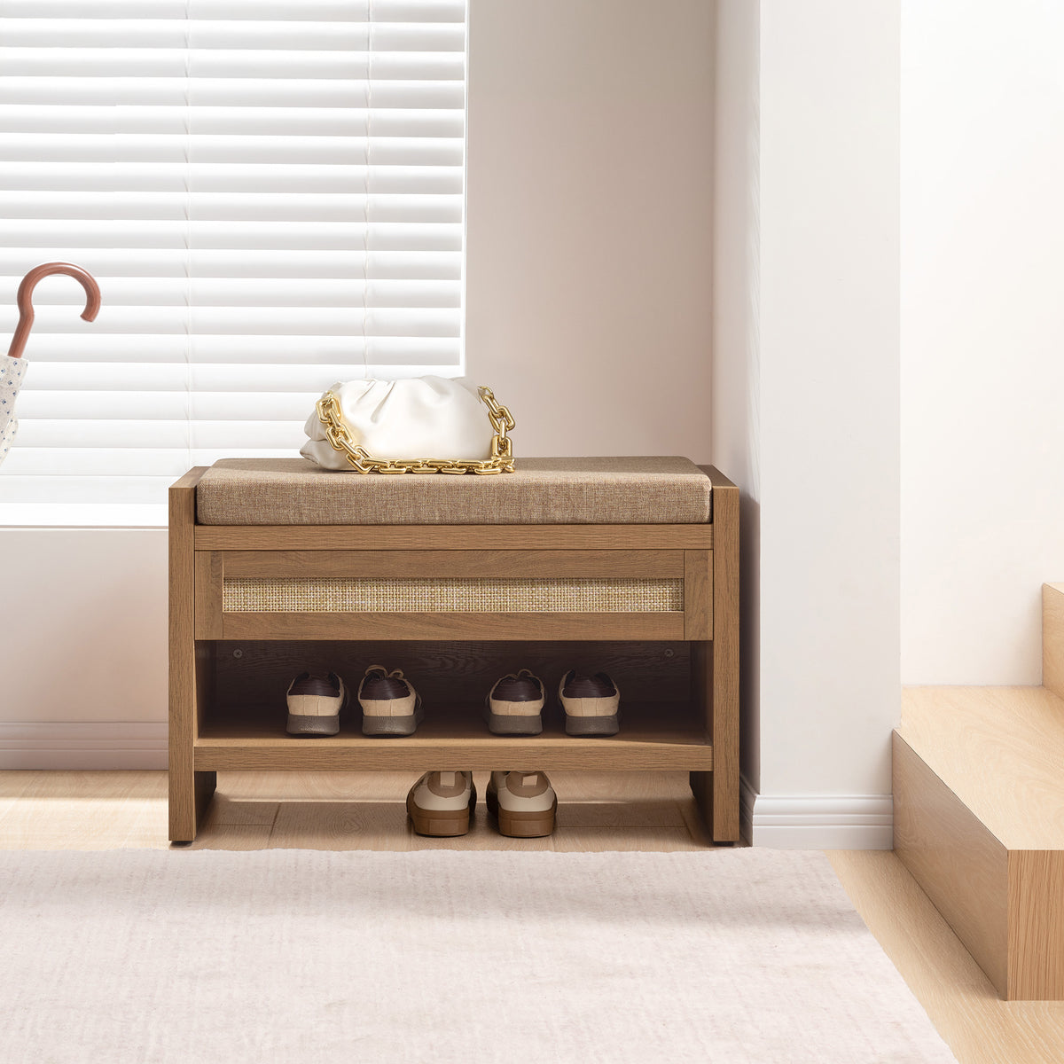 Savanna Shoe Bench with Storage