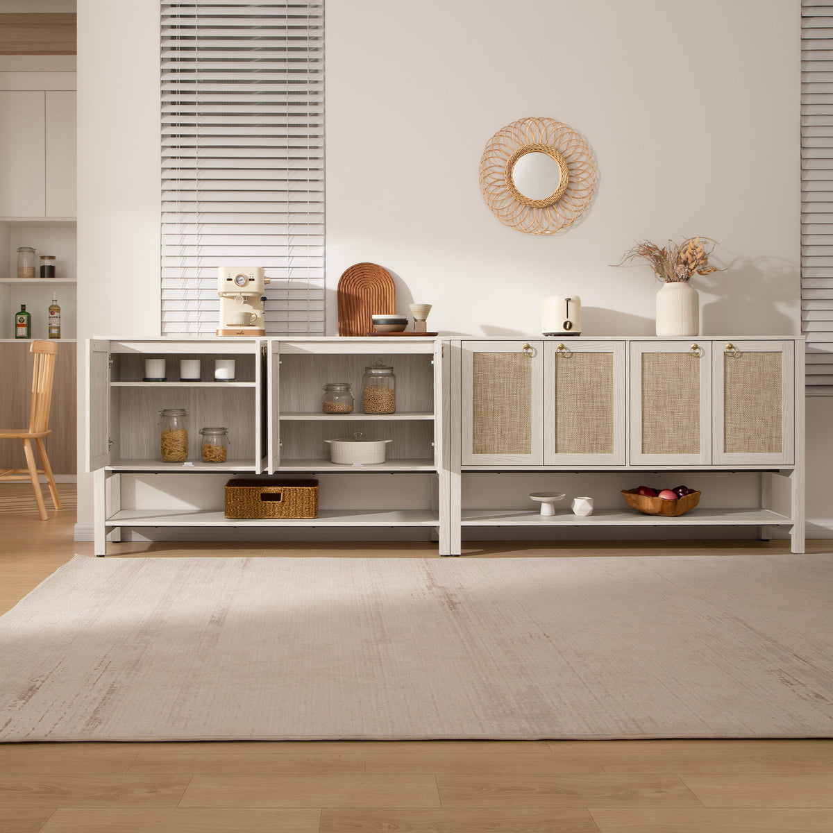 Terra Cabinet with Storage, Set of 2