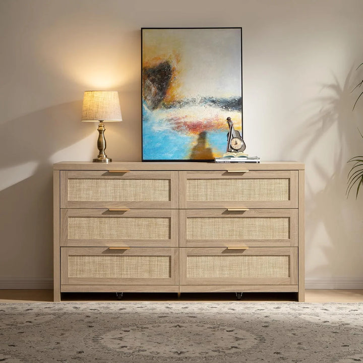 Savanna 6 Drawer Dresser, 56.85 Inch Wide