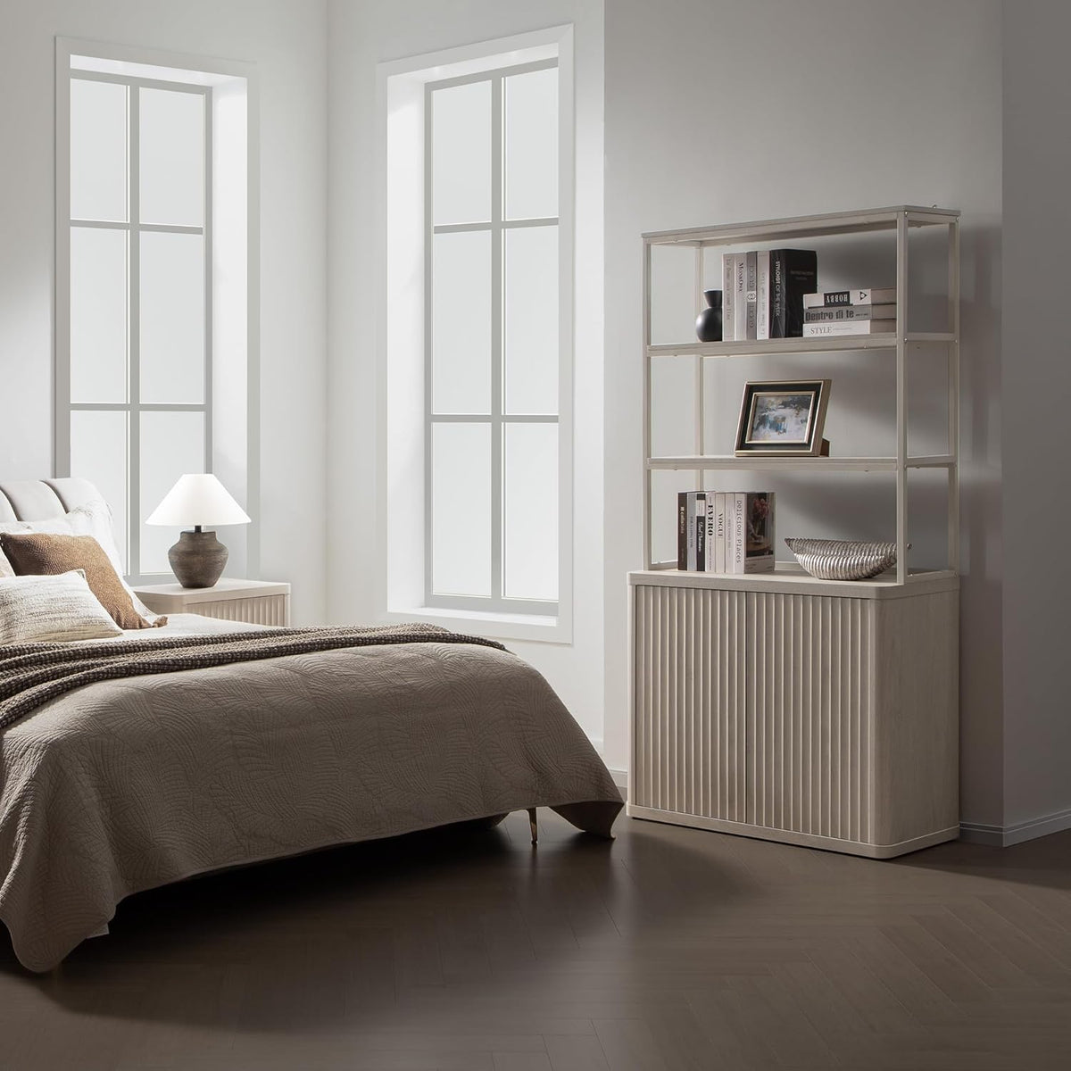 Cas Book Shelf with Storage