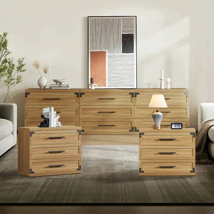 Willow Dresser and Nightstands Set