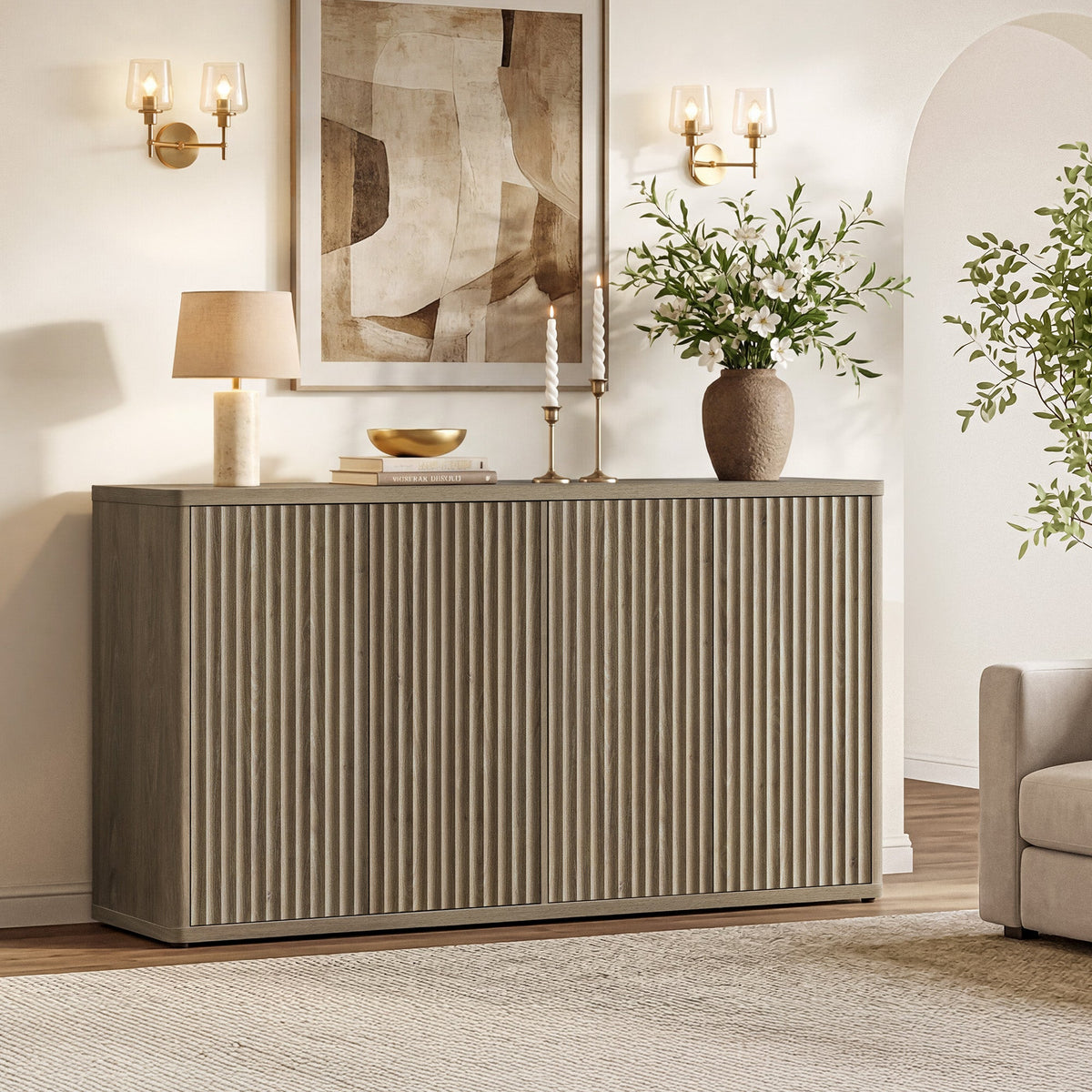 Cas Sideboards with Doors, Set of 2