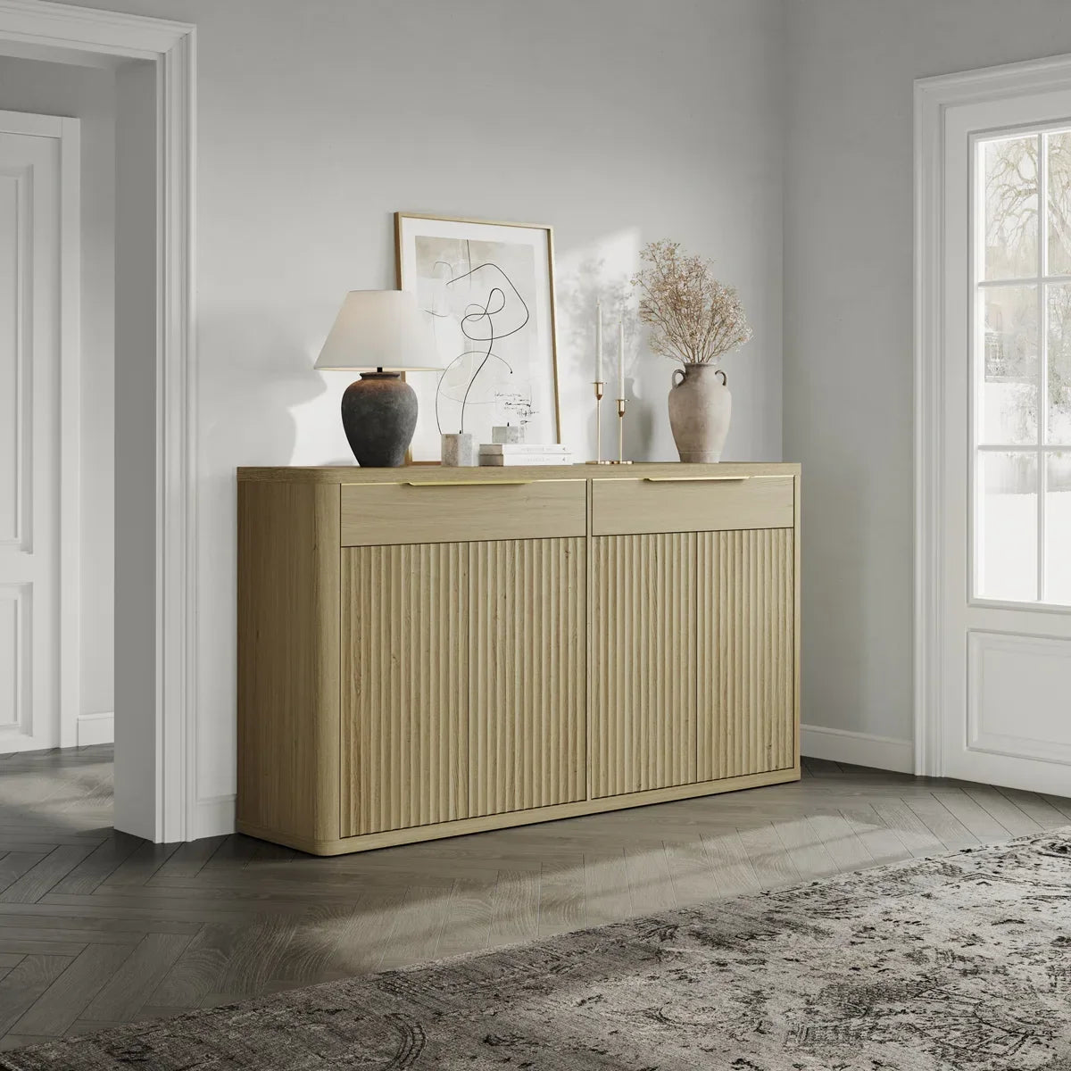 Cas Buffet Cabinet, 2 Drawers