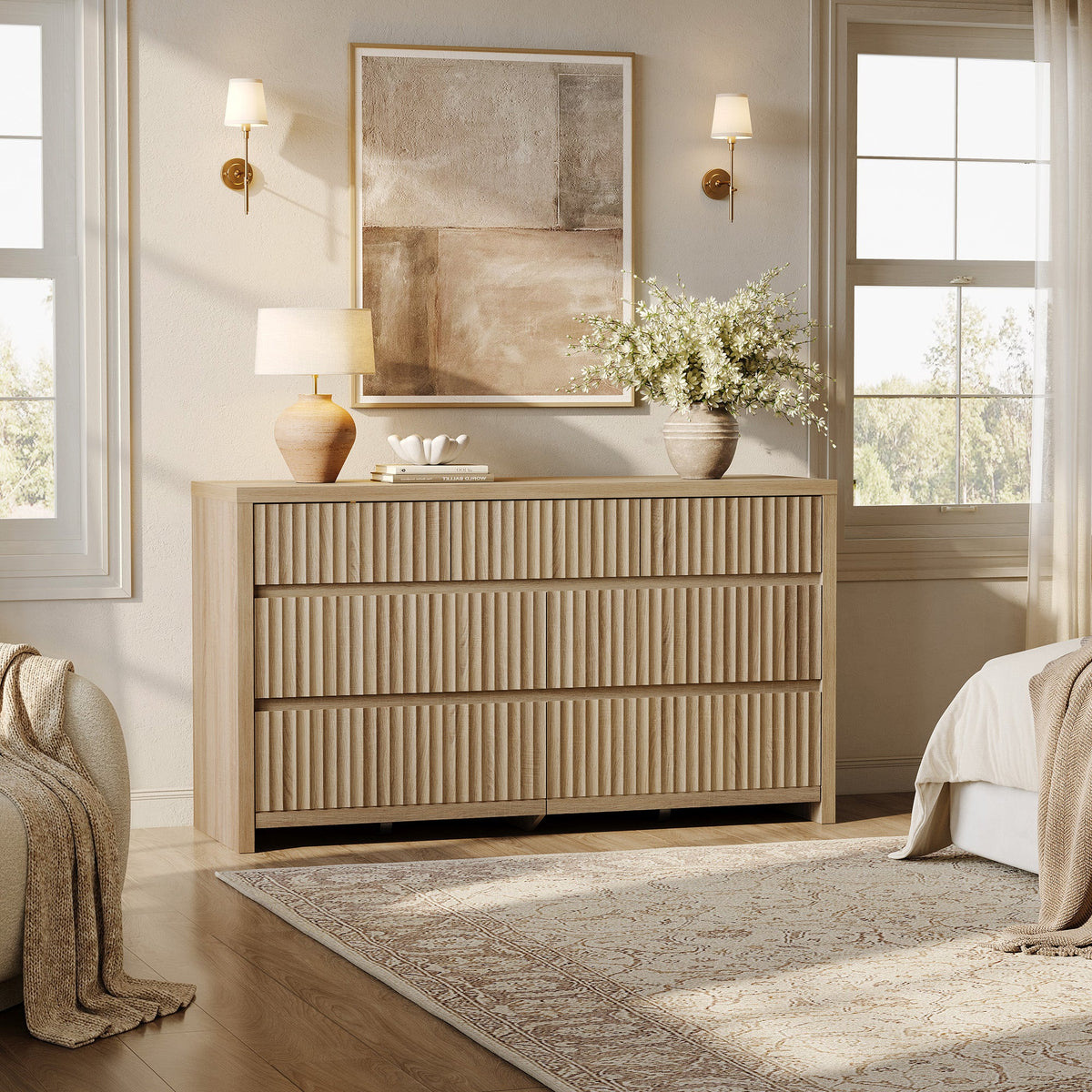 Prelude 55'' Wide Chest of 7 Drawers, 2 Pieces