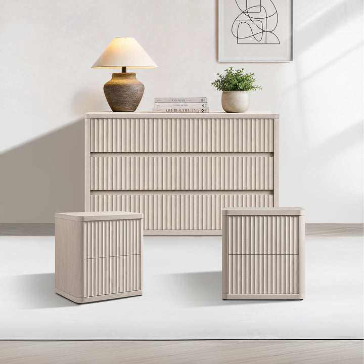 Cas Handleless Dresser and Nightstands Sets