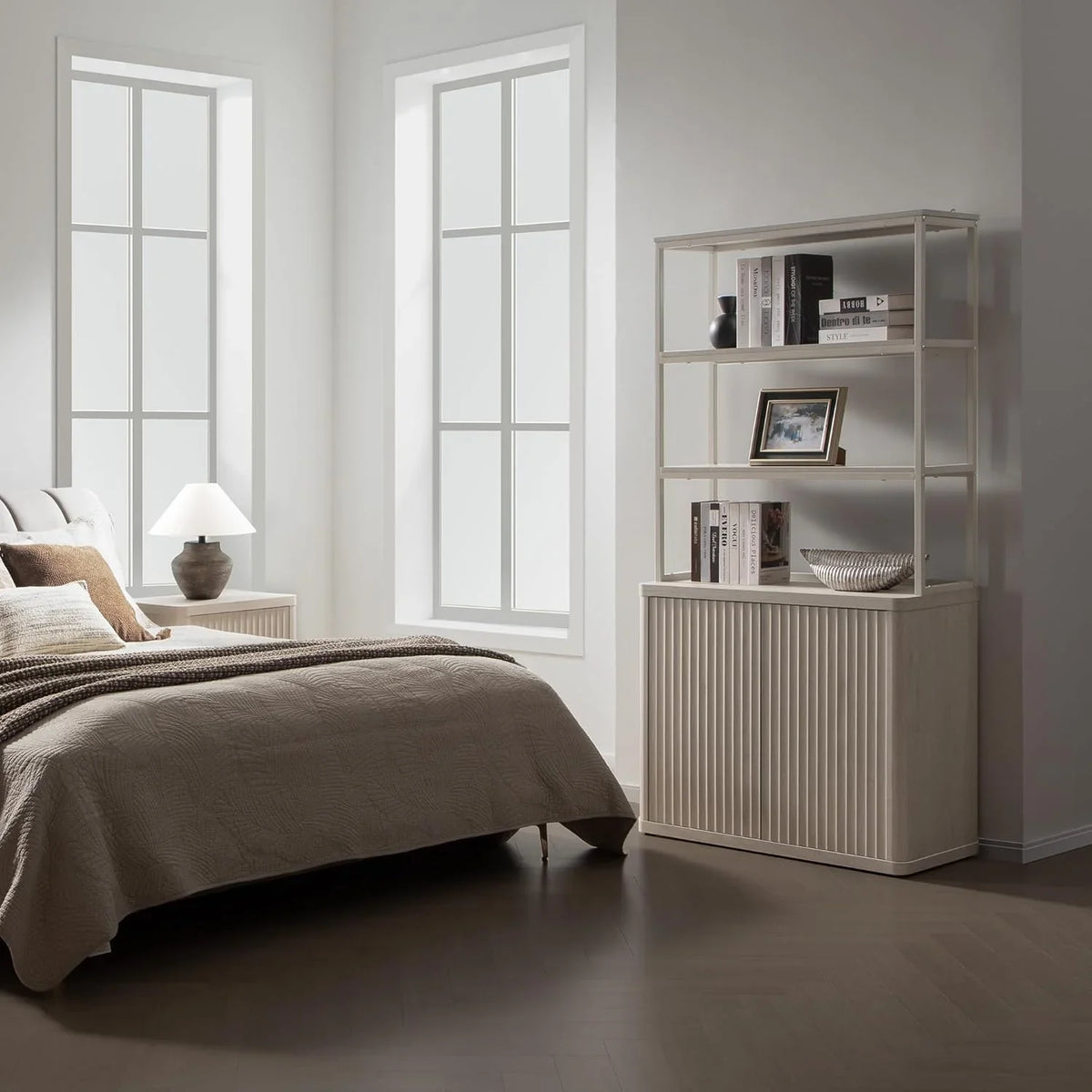 Cas Book Shelf with Storage