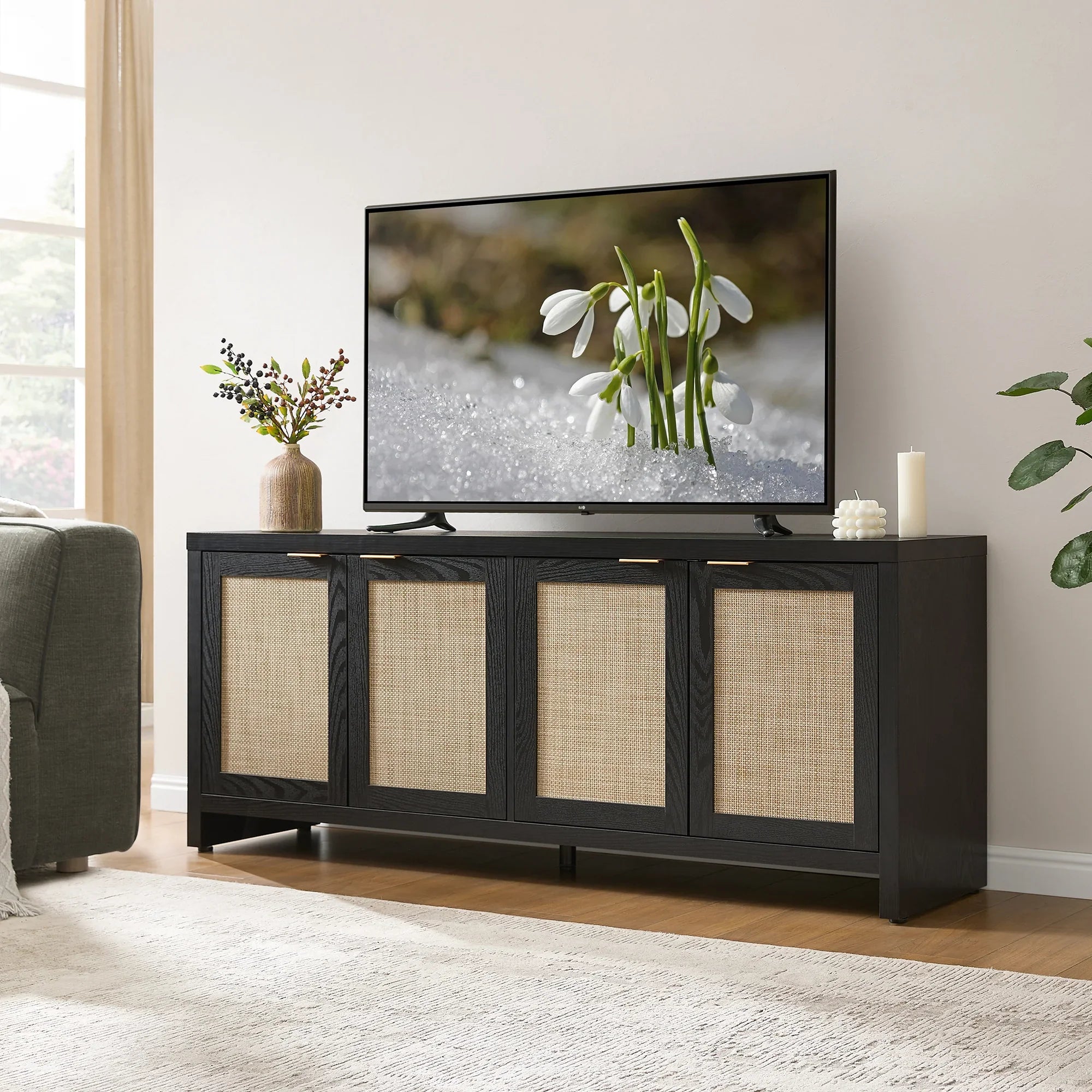 Savanna Sideboard Cabinet, 4 Doors