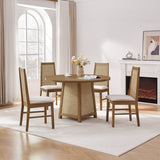 Savanna Dining Table and Chair Set for 2 to 6, Set of 4