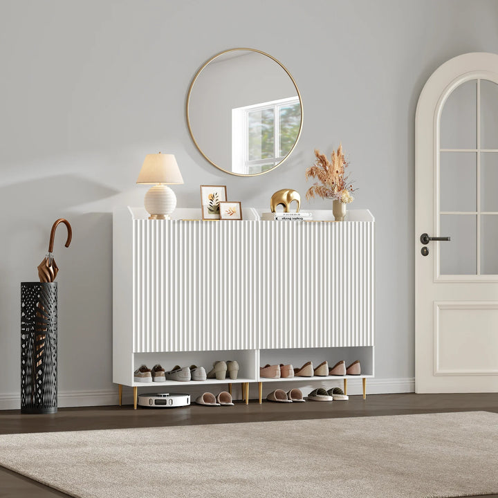 Opus White Shoe Cabinet