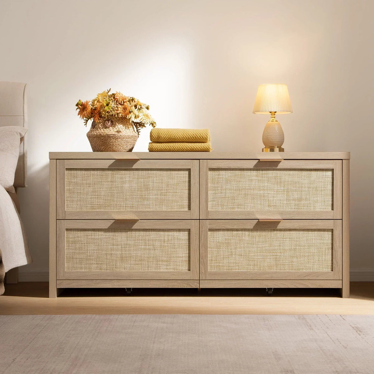 Savanna Dresser with 4 Drawers, Set of 2