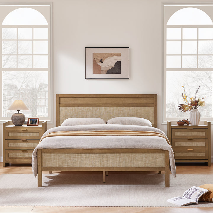 Savanna Queen Bed Frame with Headboard